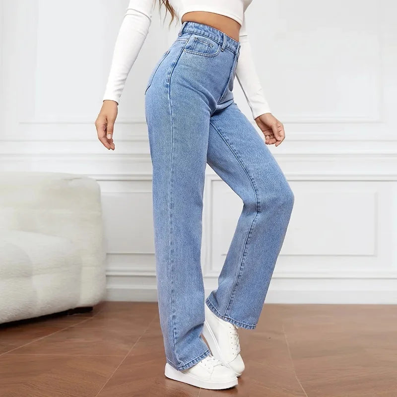 Calça jeans wide leg