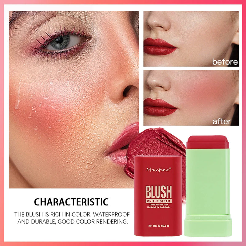 Blush com hidratação de longa duração