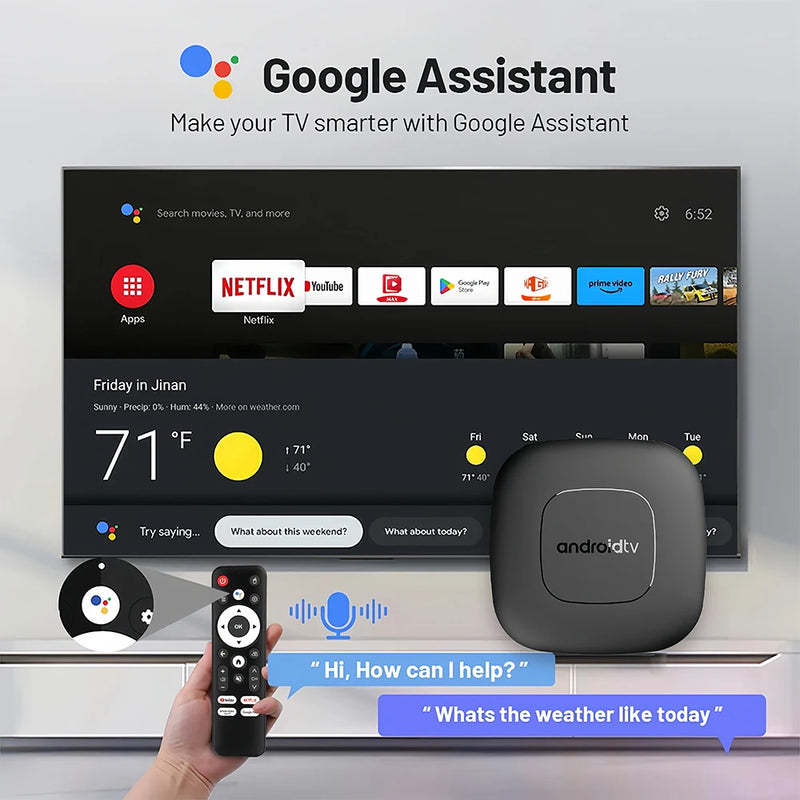 Smart  TV Box (Google Assistant)