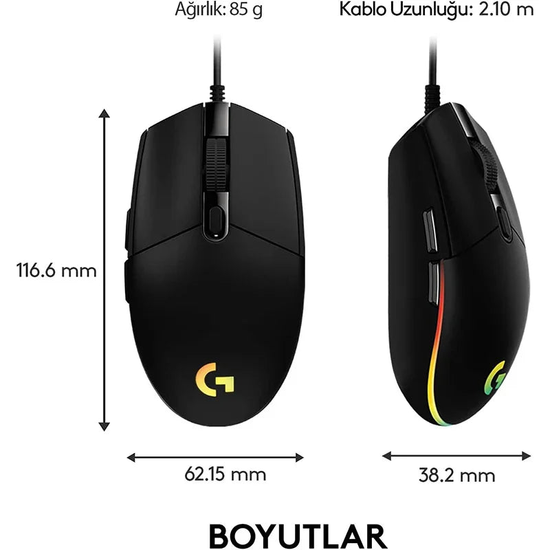 Mouse USB com fio