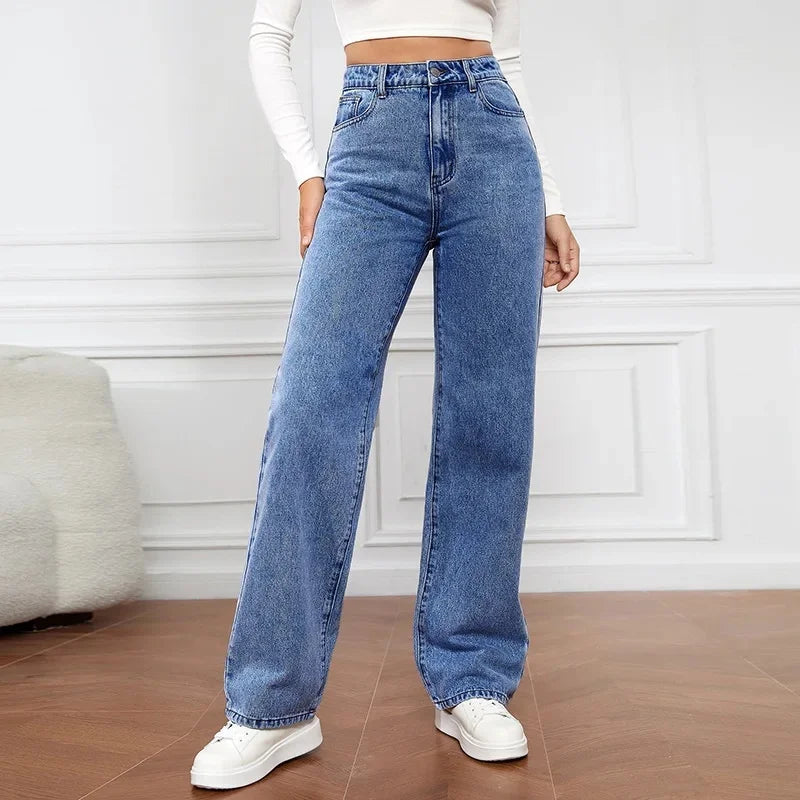 Calça jeans wide leg