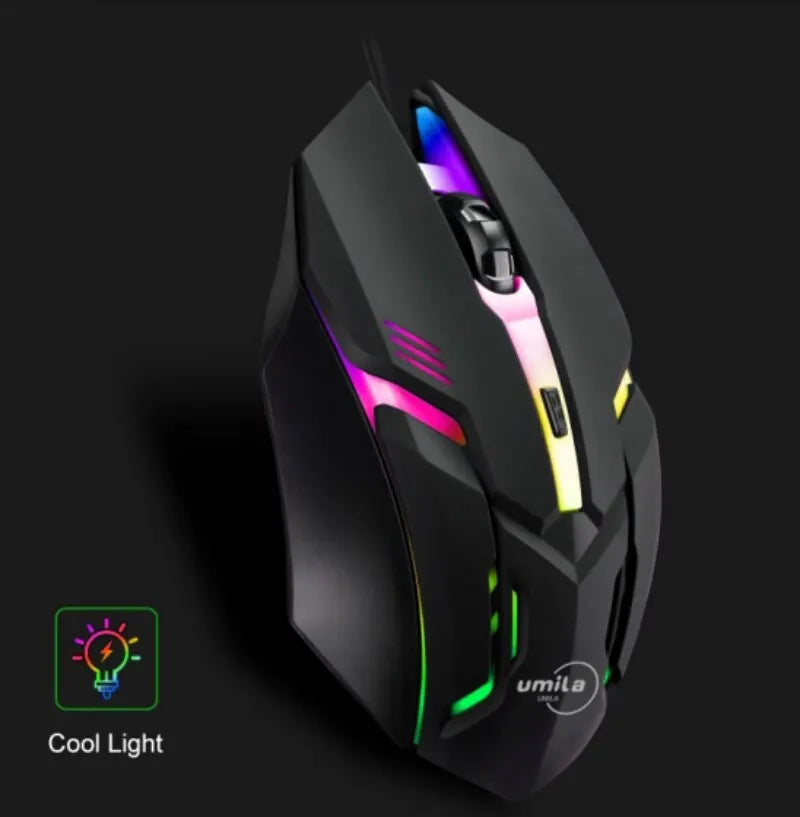 Mouse para jogos com design ergonômico de alta qualidade