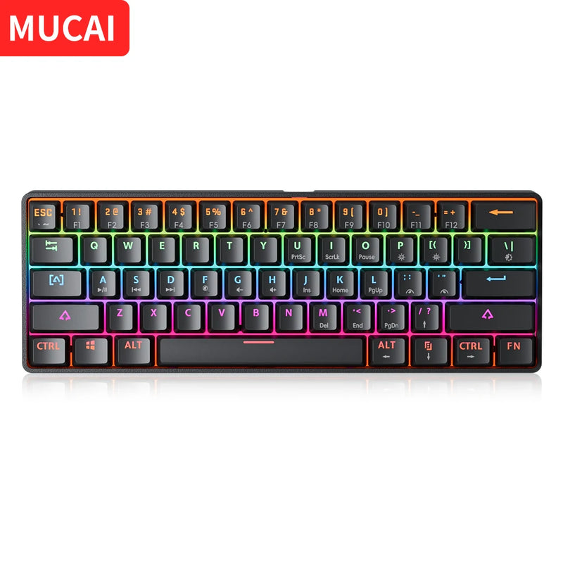 MUCAI MK61 USB Gaming Teclado mecânico