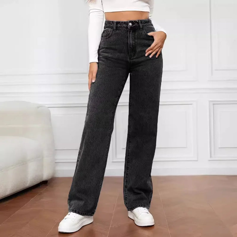 Calça jeans wide leg